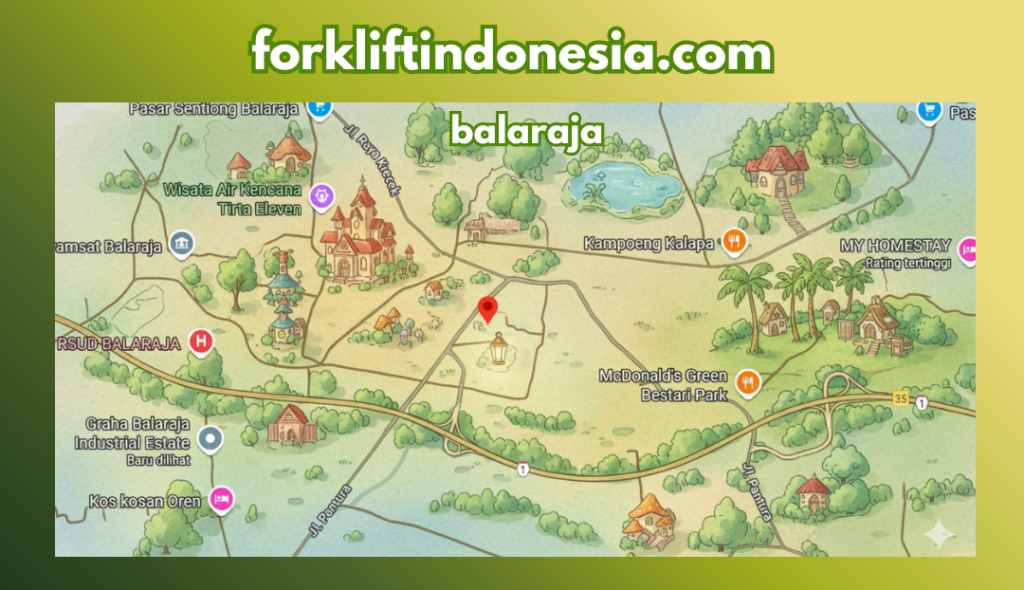 salah satu cakupan area sevice hand lift Tangerang yaitu di area Balaraja - forklift indonesia