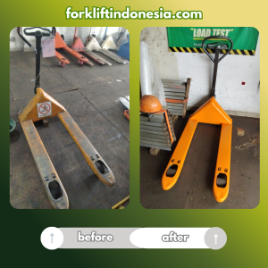4 service hand pallet Surabaya oleh Forklift Indonesia juga melayani area Sidoarjo dan Gresik juga
