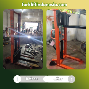 Service hand lift Cikarang menggunakan sparepart asli dengan kualitas terjamin.