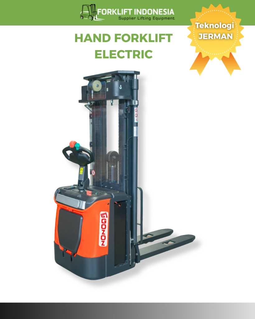 hand forklift electric 1.5 ton 2.5 meter gozoz - forkliftindonesia.com